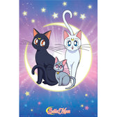 Sailor Moon-poster Luna, Artemis & Diana