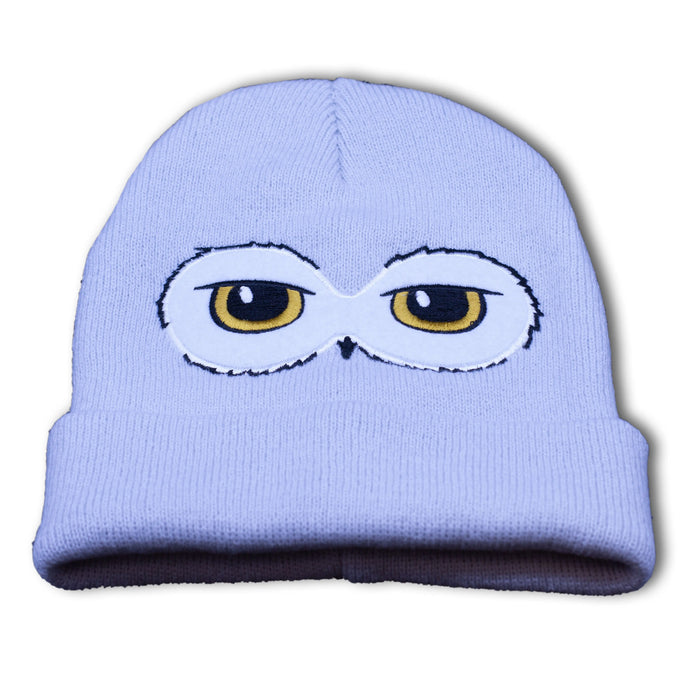 Bonnet Harry Potter avec le regard d'Hedwige