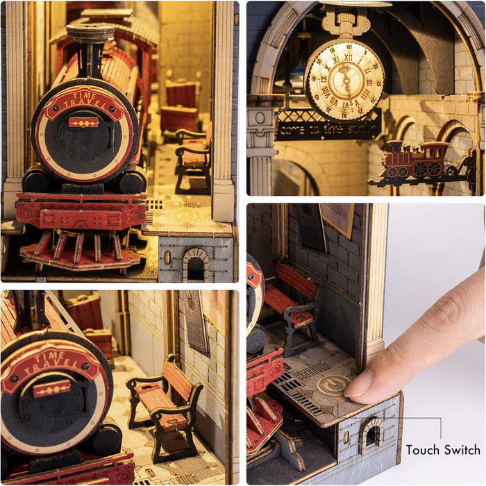 Book Nook Holzbausatz – Zeitreise