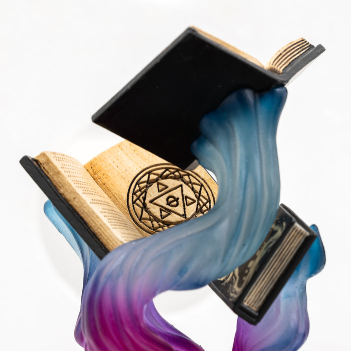 Torre de Dados Mágica - Libros de Hechizos con Bandeja de Dados