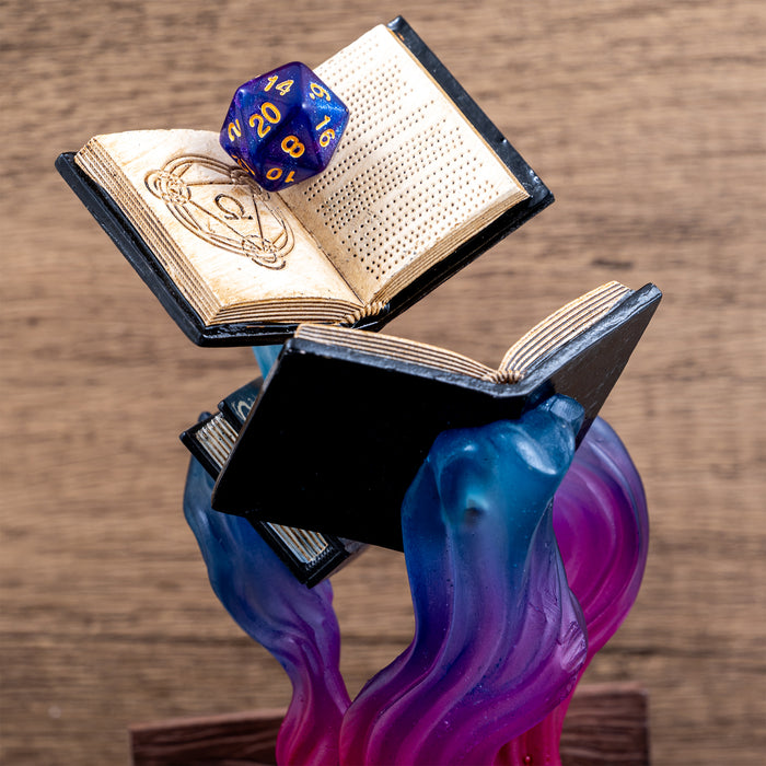 Torre de Dados Mágica - Libros de Hechizos con Bandeja de Dados