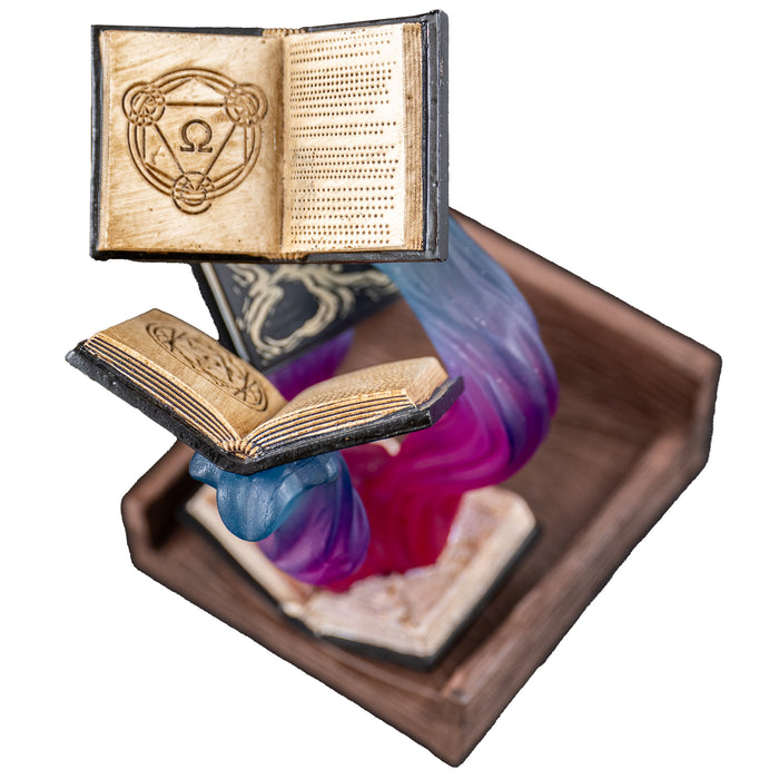 Torre de Dados Mágica - Libros de Hechizos con Bandeja de Dados