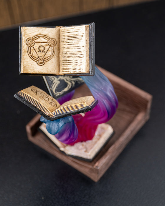 Torre de Dados Mágica - Libros de Hechizos con Bandeja de Dados