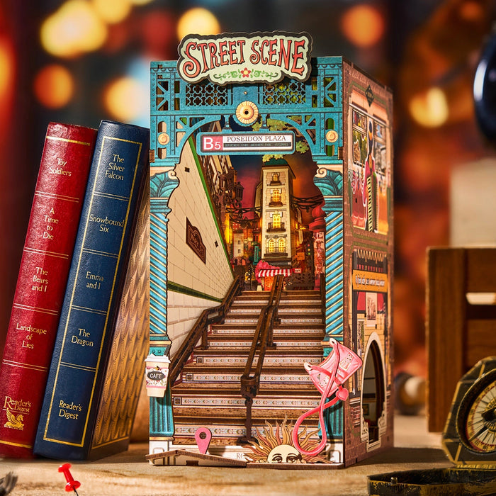 Book Nook Holzbausatz – Street Scene