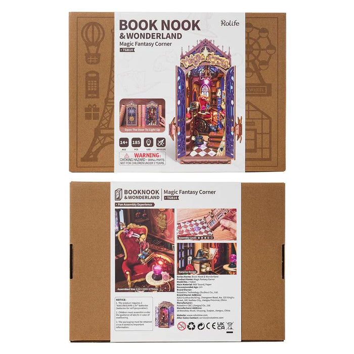 Book Nook Holzbausatz – Magische Fantasy-Ecke