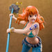 One Piece Nami 1:10 verzamelfiguur close-up hoek