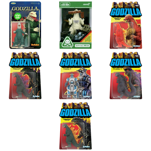 Godzilla ReAction actiefiguren: alle varianten
