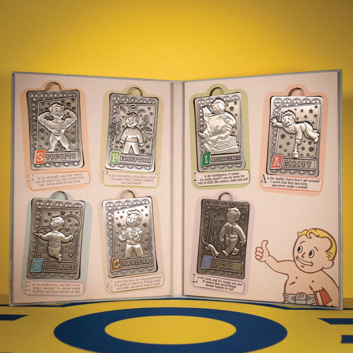 Fallout Limited Edition S.P.E.C.I.A.L. Perk Metallbarren + Sammelalbum