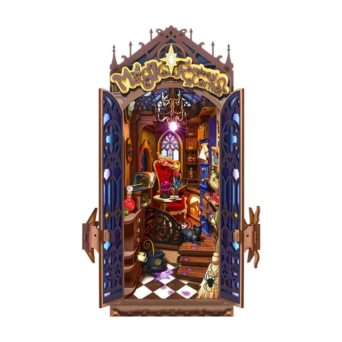 Book Nook Holzbausatz – Magische Fantasy-Ecke