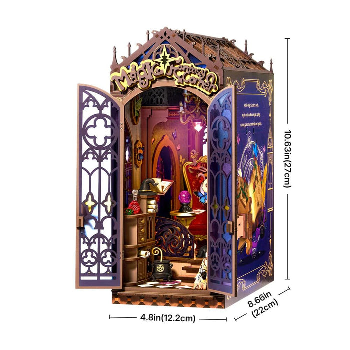 Book Nook Holzbausatz – Magische Fantasy-Ecke
