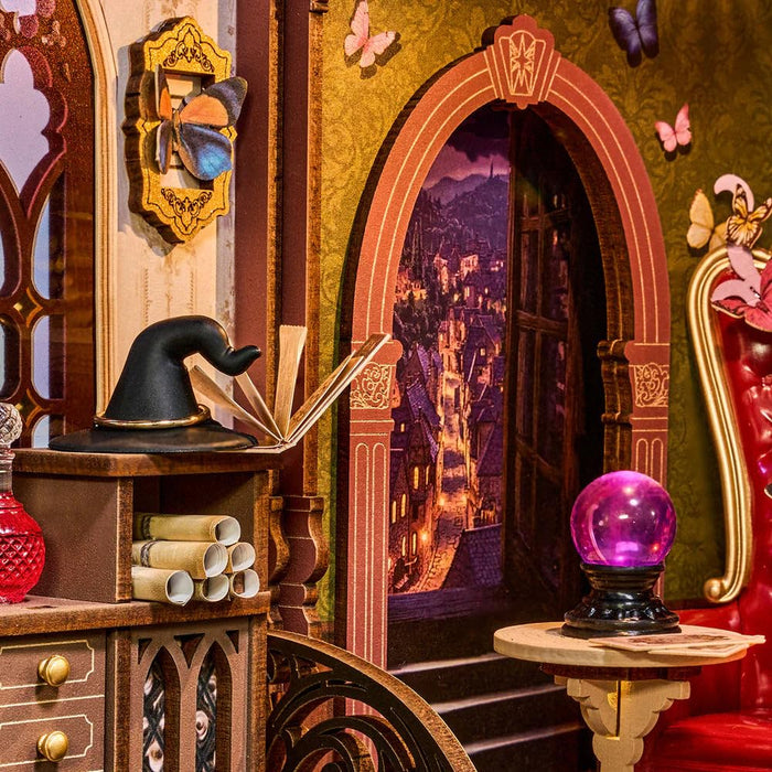 Book Nook Holzbausatz – Magische Fantasy-Ecke