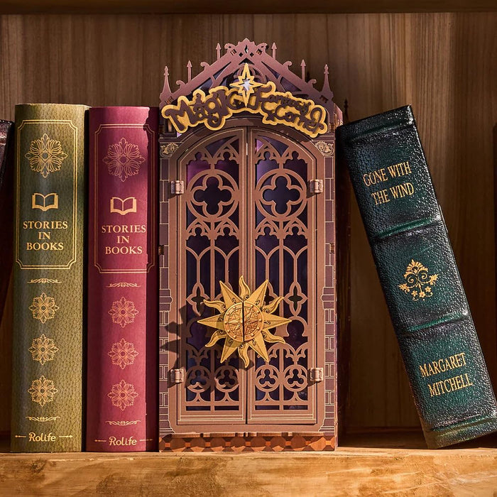 Book Nook Holzbausatz – Magische Fantasy-Ecke