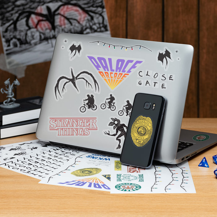 Stranger Things Sticker-Set für Laptop und Handy