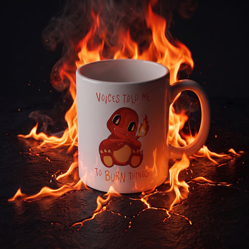 Mug Voices Told Me To Burn Things