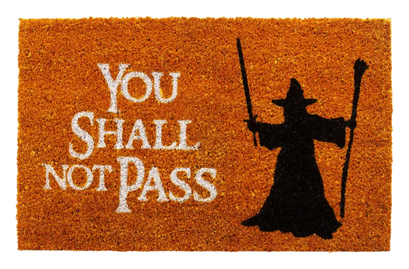 Fußmatte – "You Shall Not Pass"