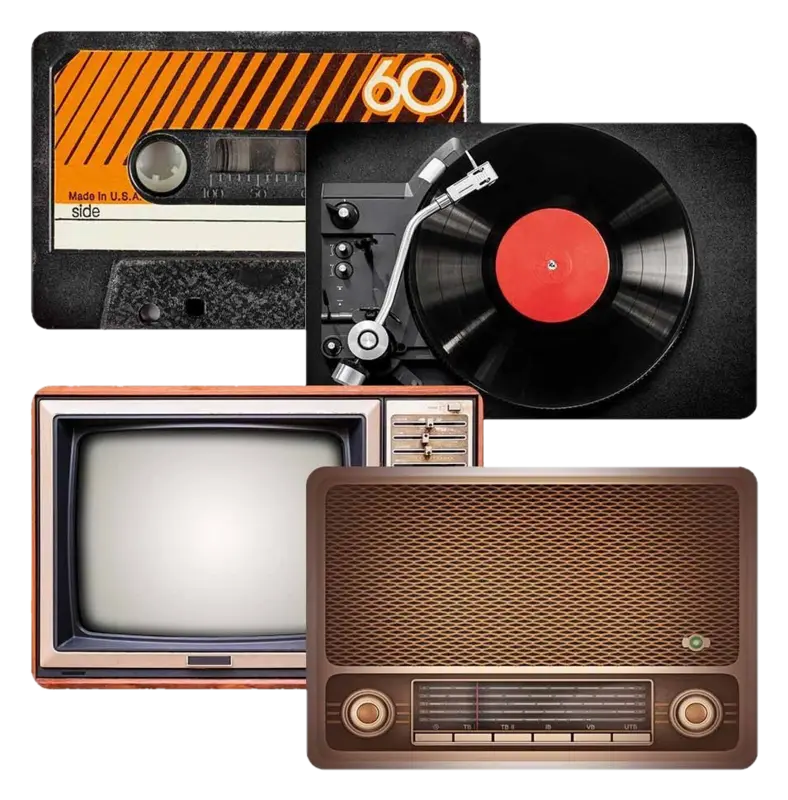 Retro Tisch Unterlagen