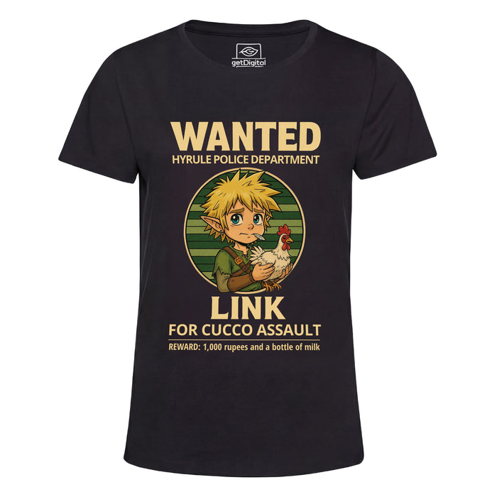 Wanted for Cucco Assault - Vue Principale Girlie Noir