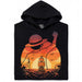 Chase the Horizon - Siempre persiguiendo las nubes - Vista principal Hoodie Negro