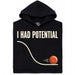 I Had Potential - Vista principal Sudadera Negro