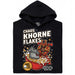 Chaos Khorne Flakes - Vue principale Sweat à Capuche Noir