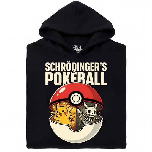 Schrödinger's Ball - Hoofdweergave Hoodie Zwart