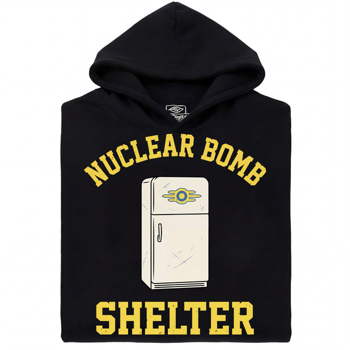 Refrigerador Nuclear Bomb Shelter - Vista Principal Sudadera Negro