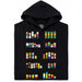 Pixel Legends of TV - Vista principale Felpa Nero