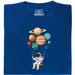 Cosmic Swing - Vooraanzicht T-shirt Blauw