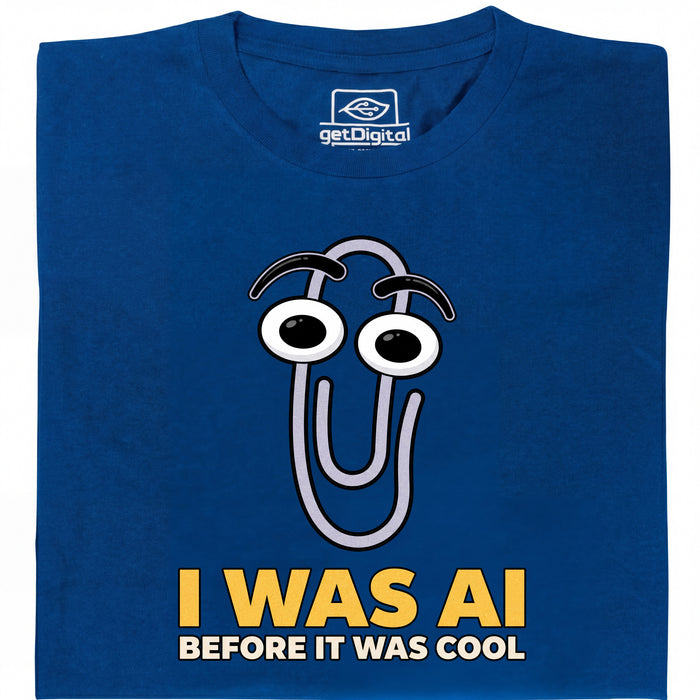 I Was AI Before It Was Cool - Main view T-Shirt Blue
