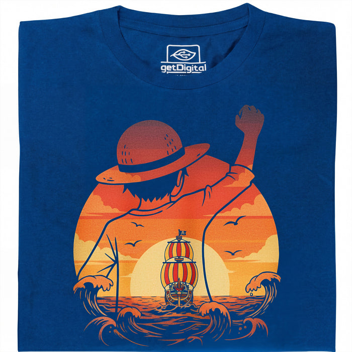 Chase the Horizon - Siempre persiguiendo las nubes - Vista principal Camiseta Azul