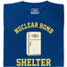 Refrigerador Nuclear Bomb Shelter - Vista Principal Camiseta Azul