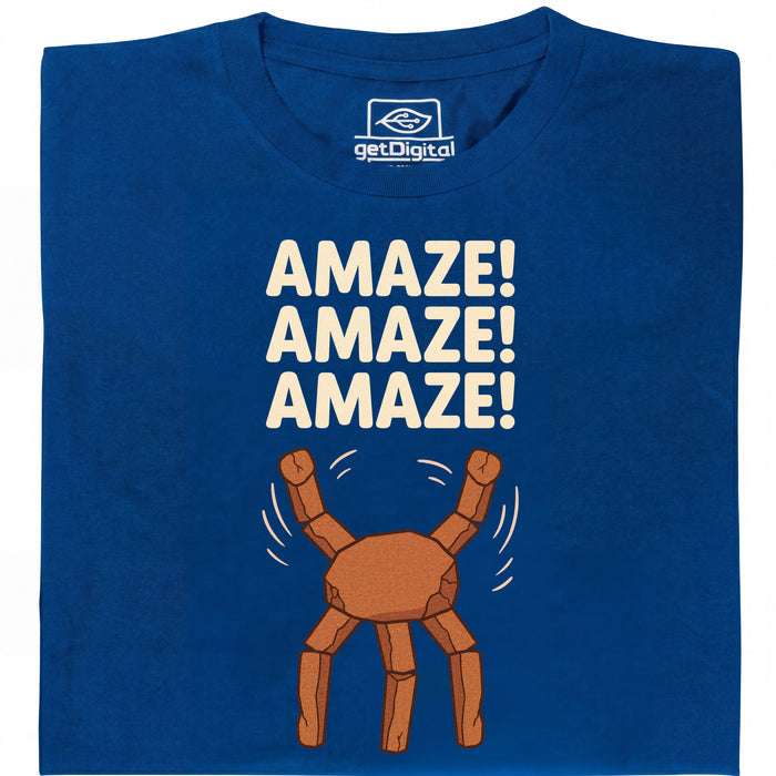 Amaze Amaze Amaze - Vista principale T-Shirt Blu