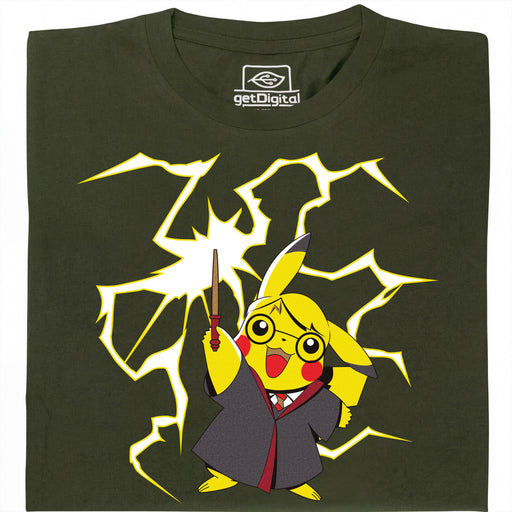 Pocket Wizard - Vista principal Camiseta Verde oscuro