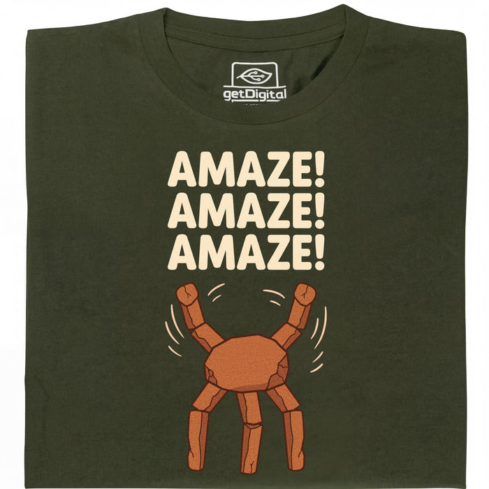 Amaze Amaze Amaze - Vista principale T-Shirt Verde scuro
