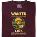Wanted for Cucco Assault - Vue Principale T-Shirt Rouge Foncé