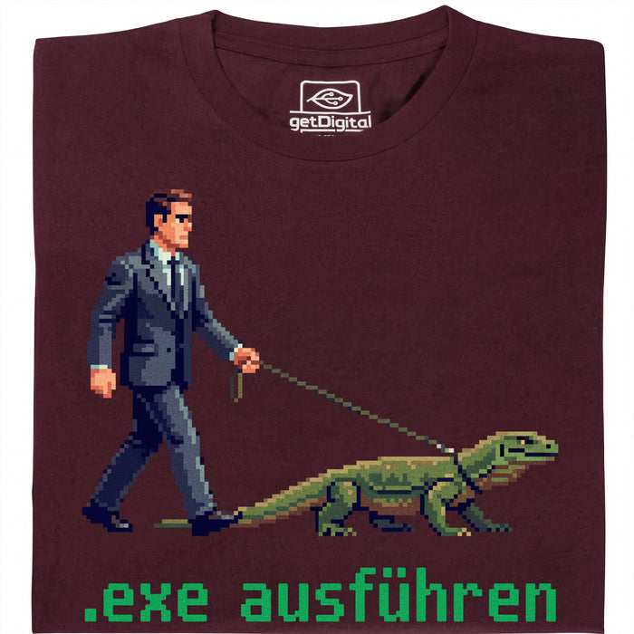 Esegui .exe - Vista principale T-Shirt Rosso Scuro