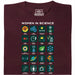 Women in Science - 20 Pioniere della Scienza - Vista principale T-Shirt Rosso Scuro