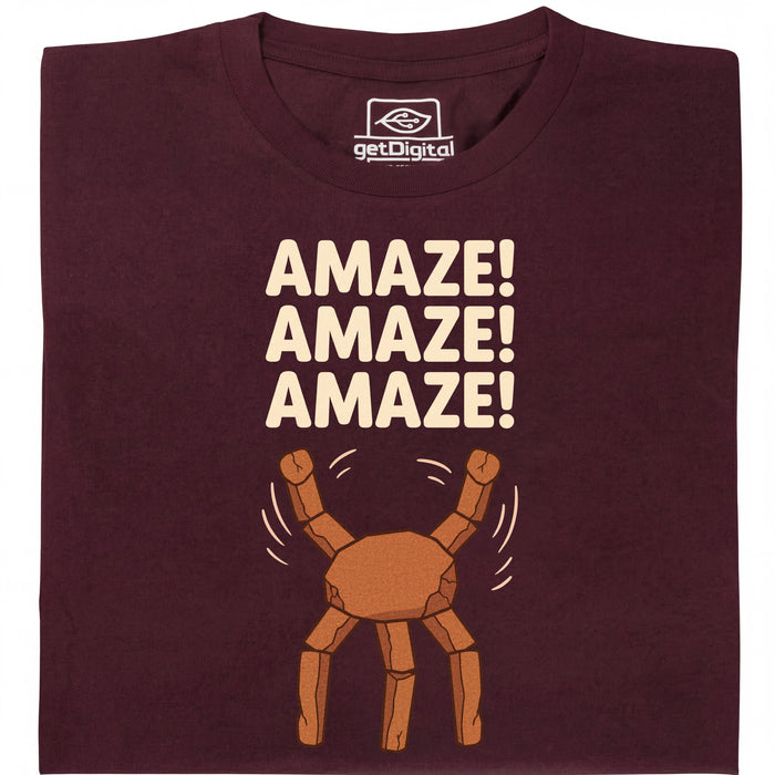 Amaze Amaze Amaze - Vista principale T-Shirt Rosso scuro
