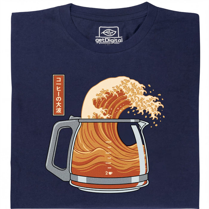 The Great Brew - Front view t-shirt navy blue