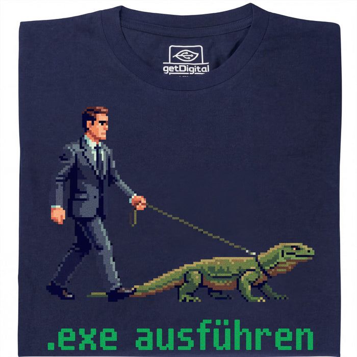 Esegui .exe - Vista principale T-Shirt Blu Navy