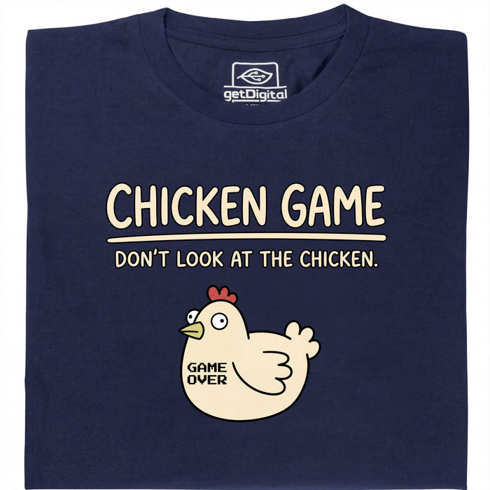 Chicken Game - Vista principal Camiseta Azul Marino