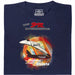 P.M. Magazine 3/1984 Avion comme Fusée - Vue principale T-Shirt Bleu Marine