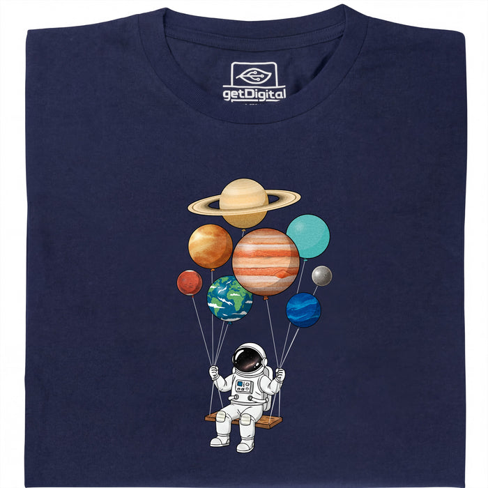 Cosmic Swing - Vooraanzicht T-shirt Marineblauw