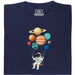 Cosmic Swing - Vooraanzicht T-shirt Marineblauw