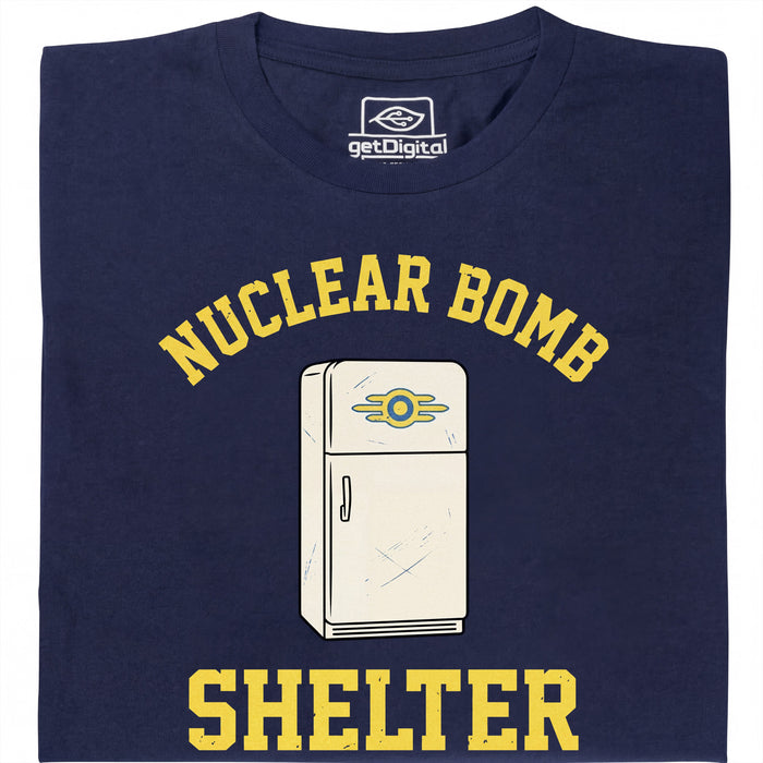 Refrigerador Nuclear Bomb Shelter - Vista Principal Camiseta Azul Marino