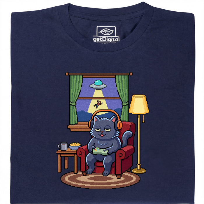 Do Not Disturb - Main view T-Shirt Navy Blue