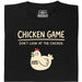 Chicken Game - Vista principal Camiseta Negro