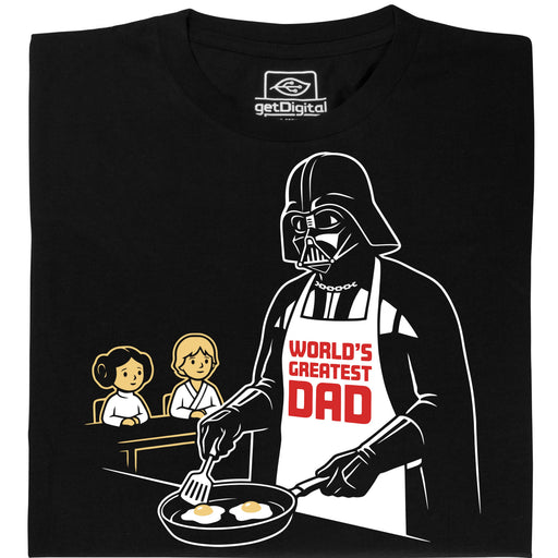 World's Greatest Dad - Vista principale Maglietta Nero