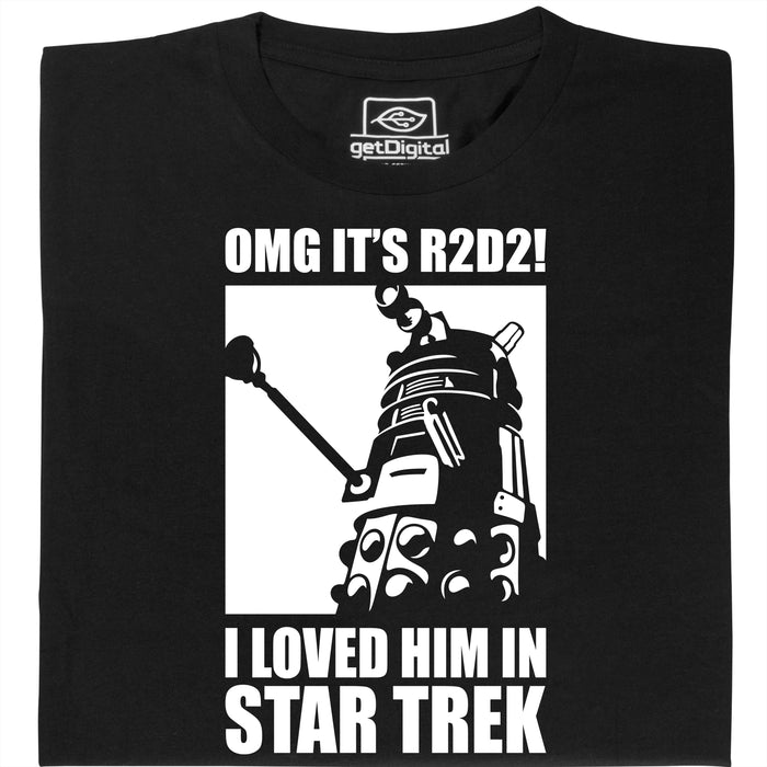OMG! Le droïde que vous cherchez!  - Vue principale T-shirt Noir