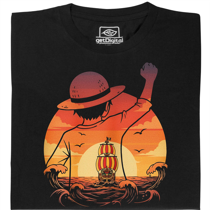 Chase the Horizon - Siempre persiguiendo las nubes - Vista principal Camiseta Negro